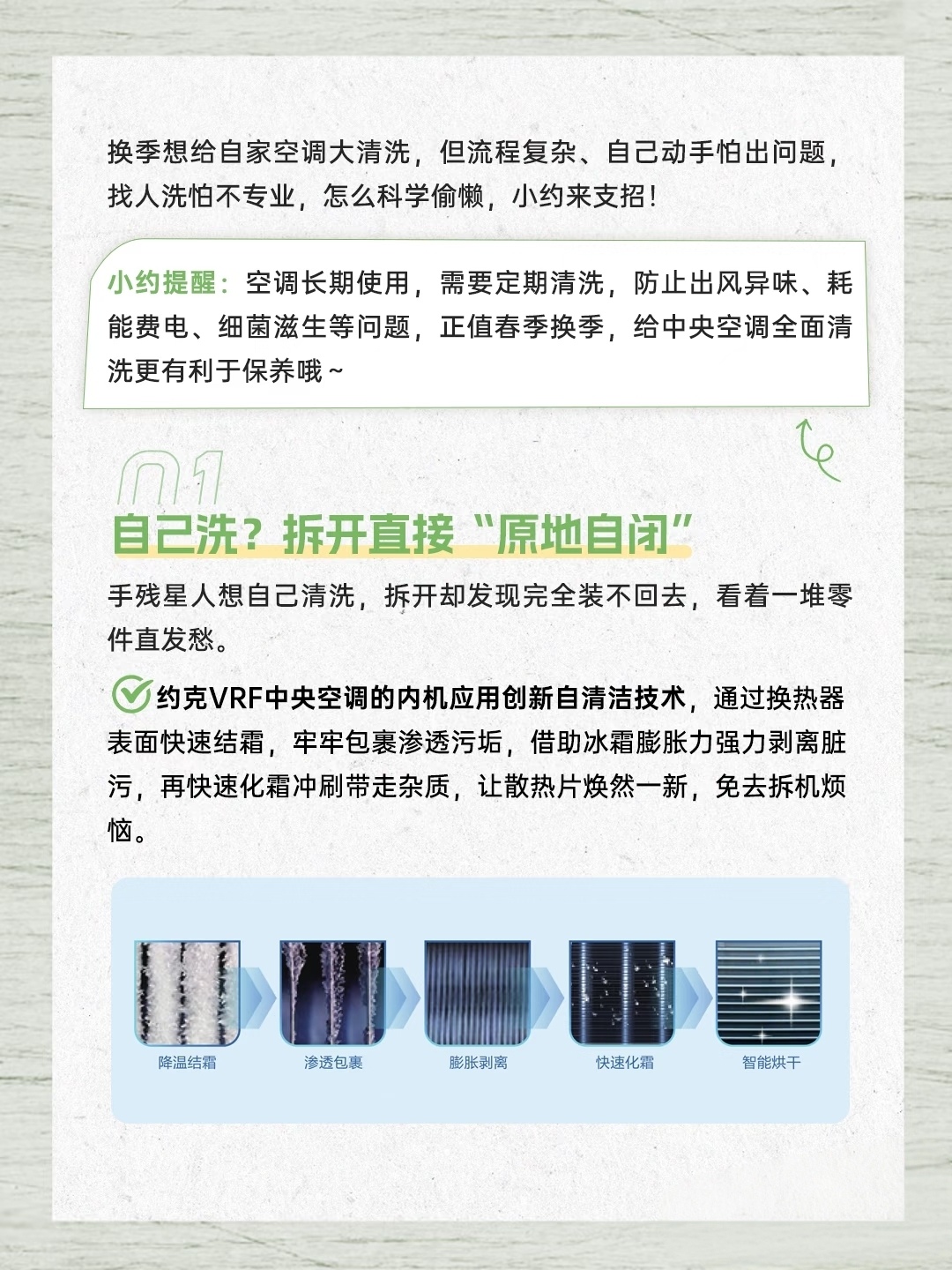 不拆机怎么清洗空调?0帧起手给你答案!